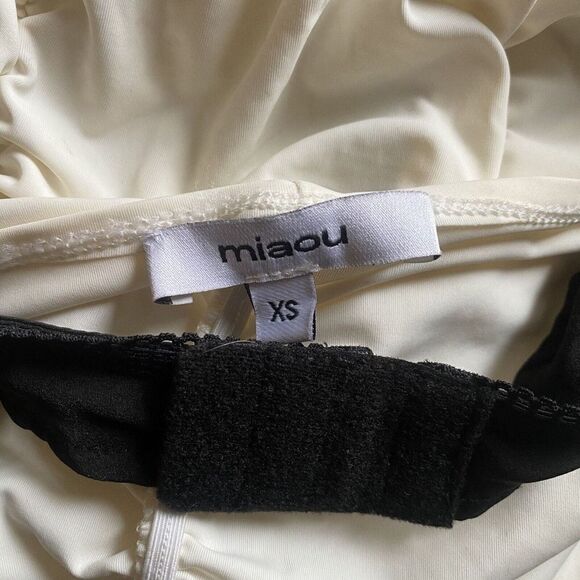 Miaou Renzo Bustier Peek A Boo Bra Dolce Corset Tank Top Revolve NWT Sz XS - Picture 6 of 13